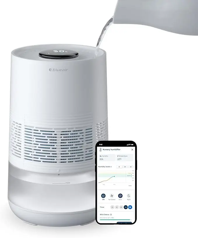 دستگاه بخور سرد هوشمند Blueair H35i با ظرفیت 3.5 لیتر برای 48 ساعت