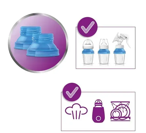 ست 10 عددی ظرف ذخیره شیر مادر philips avent