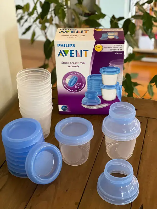 ست 10 عددی ظرف ذخیره شیر مادر philips avent